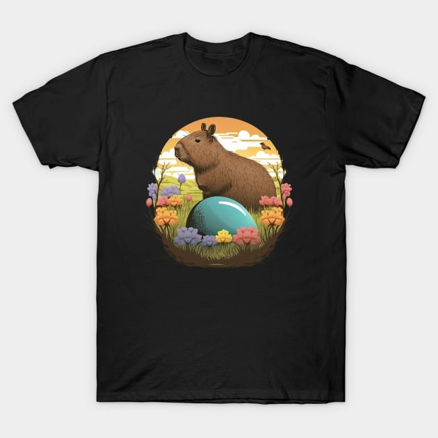 Easter Capybara T-Shirt by JayD World